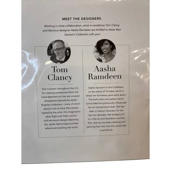 Brighton Art Print Woman in Yellow Hat Designer Tom Clancy Santorini - Picture 6 of 6